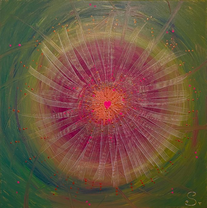 Frequenzbild - Originalkunst von Licht.Bilder.Seele